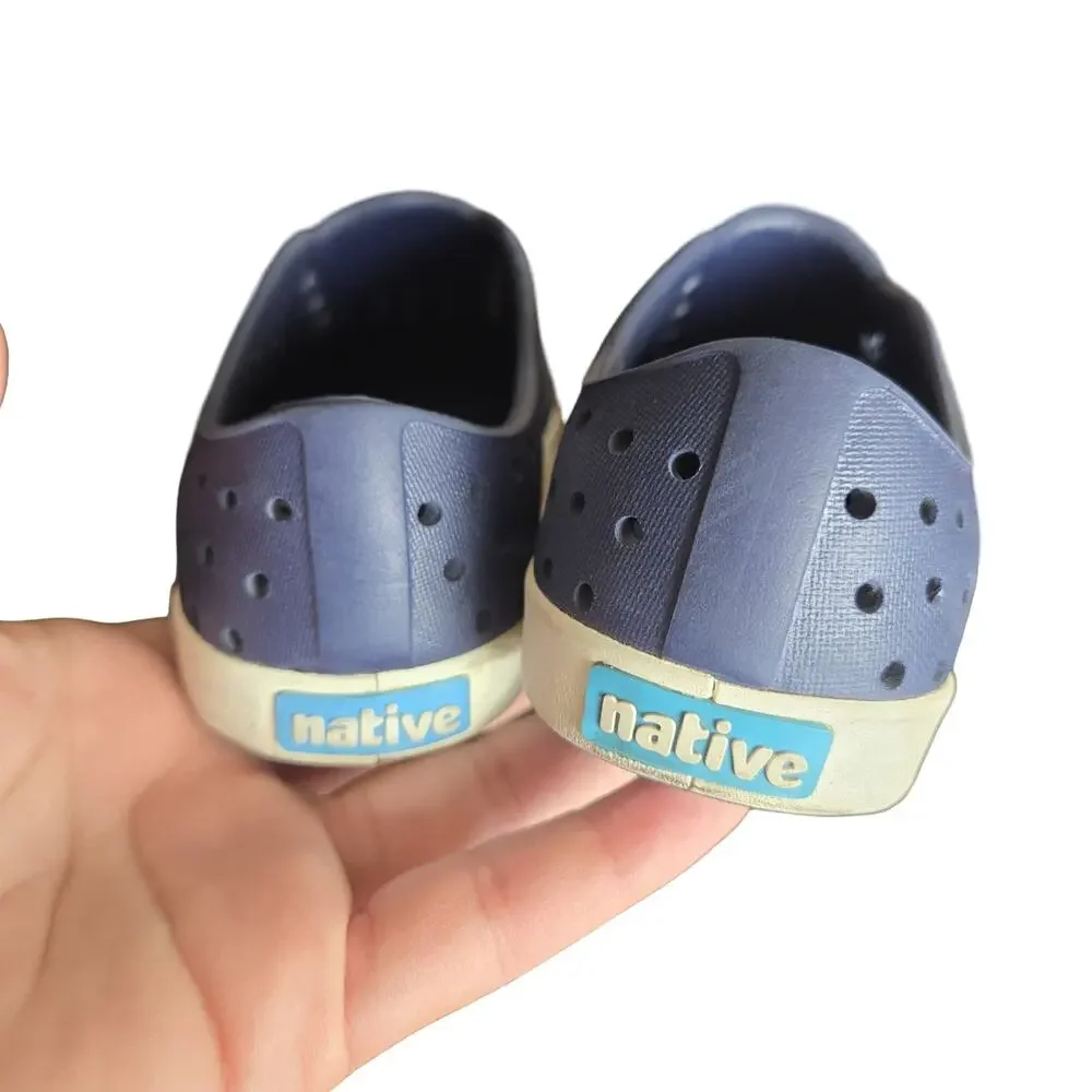 Native Blue Jefferson Kids Shoes Size: 9